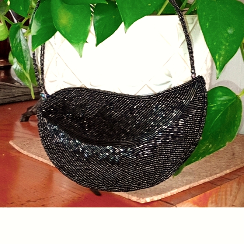 Vintage Hand Beaded Purse